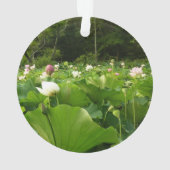 Veld Lotus Flowers Summer Garden Ornament (achterkant)