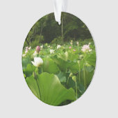 Veld Lotus Flowers Summer Garden Ornament (voorkant)