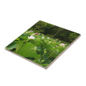 Veld Lotus Flowers Summer Garden Tegeltje (Zijkant)