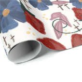 Veld met Aardbeien Cadeaupapier (Rol Hoek)