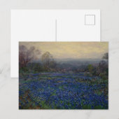 Veld met blauwe klokjes, 1918 briefkaart (Voorkant / Achterkant)