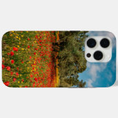 Veld met bloemen en bomen Case-Mate iPhone case (Achterkant (horizontaal))