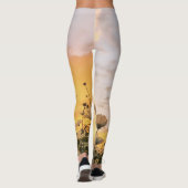 veld met bloemen leggings (Achterkant)
