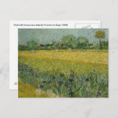 Veld met bloemen nabij Briefkaart van Arles (Voorkant / Achterkant)