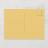 Veld met gele zonnebloemen briefkaart (Achterkant)