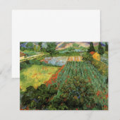 Veld met klaprozen door Vincent van Gogh (Voorkant / Achterkant)