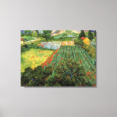Veld met klaprozen door Vincent van Gogh Canvas Afdruk (Voorkant)
