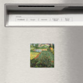 Veld met klaprozen door Vincent van Gogh Magneet (Insitu (Vaatwasser))