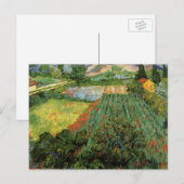 Veld met klaprozen van Vincent van Gogh Briefkaart (Voorkant / Achterkant)