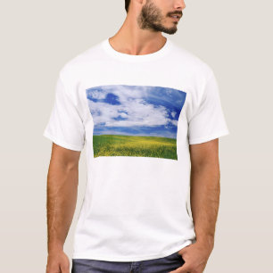 Veld met koolzaat- of mosterd bloemen, Palouse T-shirt