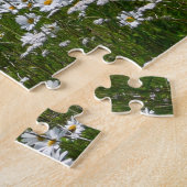 Veld met Madeliefjes Alaskaanse Wilde Bloemen Legpuzzel (Zijkant)