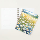 Veld met Madeliefjes | Bloemenschildering van een Planner (Display)