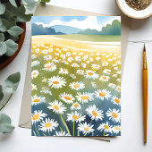 Veld met Madeliefjes | Bloemwei bloemkaart