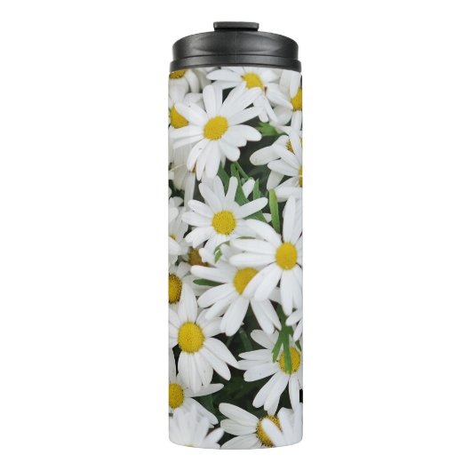 Veld met madeliefjes thermosbeker (Voorkant)