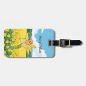 Veld met narcissen bagagelabel (Voorkant horizontaal)