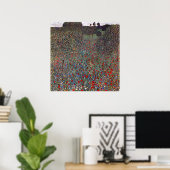 Veld met papavers, Gustav Klimt Poster (Thuiskantoor)