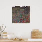 Veld met papavers, Gustav Klimt Poster (Keuken)