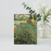 Veld met papavers van Vincent van Gogh Briefkaart (Staand voorkant)