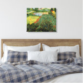 Veld met papavers van Vincent van Gogh Canvas Afdruk (Insitu (Slaapkamer))