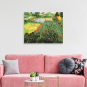 Veld met papavers van Vincent van Gogh Canvas Afdruk (Insitu (Woonkamer))