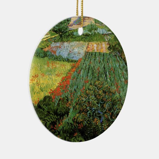 Veld met papavers van Vincent van Gogh Keramisch Ornament (Rechts)