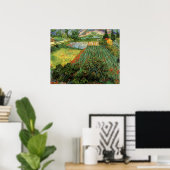 Veld met papavers van Vincent van Gogh Poster (Thuiskantoor)