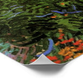 Veld met papavers van Vincent van Gogh Poster (Hoek)