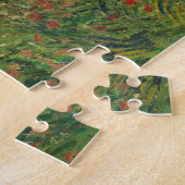 Veld met papavers van Vincent Van Gogh Puzzle Legpuzzel (Zijkant)