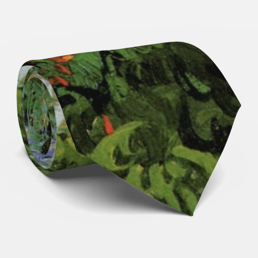 Veld met papavers van Vincent van Gogh Stropdas (Opgerold)