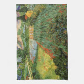 Veld met papavers van Vincent van Gogh Theedoek (Verticaal)