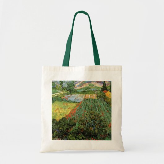 Veld met papavers van Vincent van Gogh Tote Bag (Voorkant)