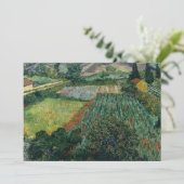 Veld met papavers | Vincent van Gogh (Staand voorkant)