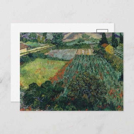 Veld met papavers | Vincent van Gogh Briefkaart (Voorkant / Achterkant)
