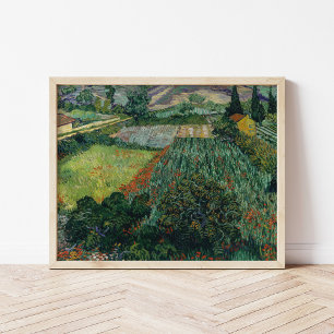 Veld met papavers   Vincent van Gogh Poster