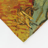 Veld met Plowman van Van Gogh Fleece Blanket (Hoek)
