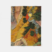 Veld met Plowman van Van Gogh Fleece Blanket Deken (Voorkant)