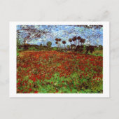 Veld met Poppies Van Gogh Fine Art Briefkaart (Voorkant)