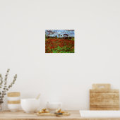 Veld met Poppies Van Gogh Fine Art Poster (Keuken)
