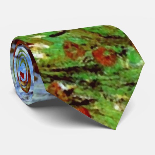 Veld met Poppies Van Gogh Fine Art Stropdas (Opgerold)