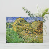 Veld met tarwestapels van Vincent van Gogh (Staand voorkant)