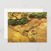 Veld met twee konijnen door Vincent van Gogh (Voorkant / Achterkant)