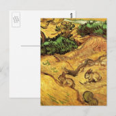 Veld met twee konijnen door Vincent van Gogh Briefkaart (Voorkant / Achterkant)