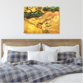 Veld met twee konijnen door Vincent van Gogh Canvas Afdruk (Insitu (Slaapkamer))