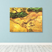 Veld met twee konijnen door Vincent van Gogh Canvas Afdruk (Insitu (Houten vloer))
