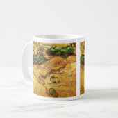 Veld met twee konijnen door Vincent van Gogh Koffiemok (Voorkant links)