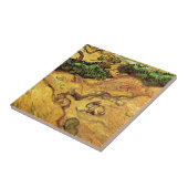 Veld met twee konijnen door Vincent van Gogh Tegeltje (Zijkant)