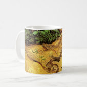 Veld met twee konijnen van Vincent van Gogh Koffiemok (Voorkant links)