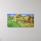 Veld met Wheat Stacks van Vincent van Gogh Canvas Afdruk (Voorkant)