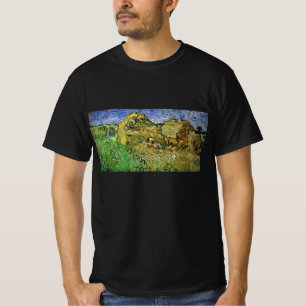 Veld met Wheat Stacks van Vincent van Gogh T-shirt