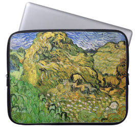 Veld met Wheat Stacks, Vincent van Gogh. Laptop Sleeve
